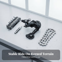 1x10 Speed Mountain Bike Groupset Rapidfire Plus Gearing Mountain Bike Groupset Multi-Directional Release Bike Change Er Derailleur Set
