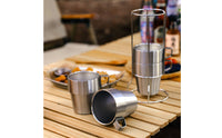 4 Cups Double Insulated Mug Heat-Resistant Stainless Steel Mug Mirror Finish Stainless Steel Cup for Barbecue