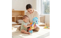 Soft Seahorse Cuddly Sensory Toy with Textured Fabrics Child-Safe for Infants