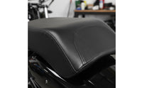 Leather Motorcycle Rear Seat Cushion Stitched Finish Pillion Seat Foam Padding