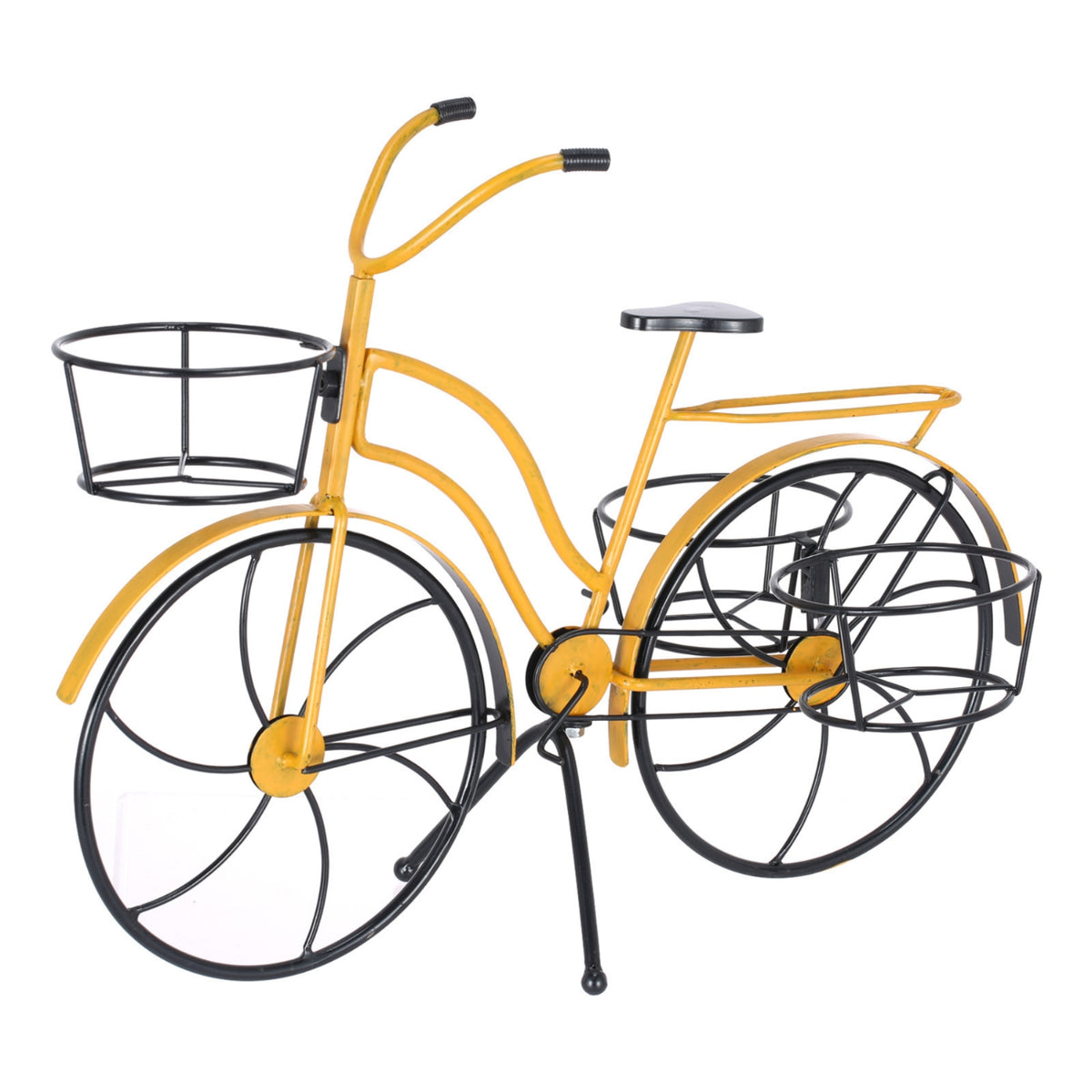 Cycle Plant Stand Vintage Cycle Planter Metal Furniture for Balcony