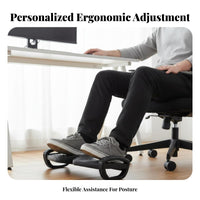 Non-Slip Adjustable Under-Desk Footrest Massaging Surface Adjustable Tilting Footrest Foot Support for Pregnant Women, Children, Office Workers, Study Room, Workstation, Home