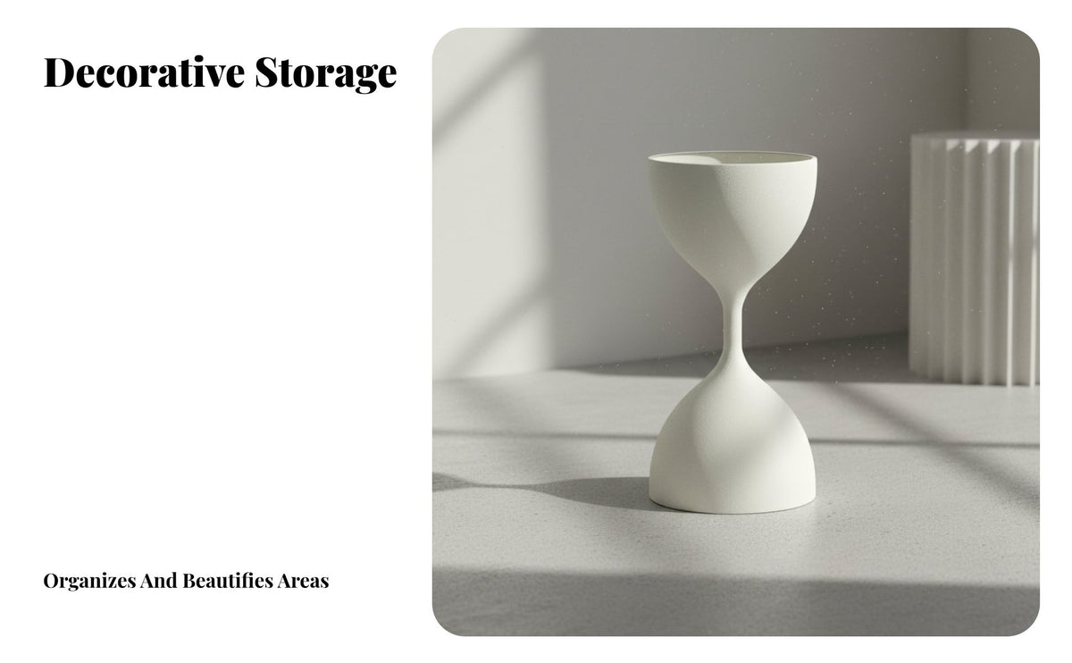 Nordic Aesthetic Hourglass-Shaped Vase Minimalist Design Floor Planter Elegant Shape Plant Holder Artistically Crafted for Homeowners, Interior Designers, Wedding Planners, Living Room, Balcony, Corner, Entryway