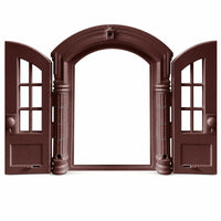 French Pet Door Latchable Pet Door with Latch Easy Access for Bedroom