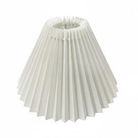 Pleated Lampshade Translucent DIY Lamp Shade Washable for DIYers