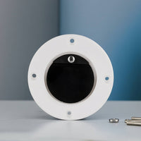 Drain Outlet with Check Valve Backflow Protection Marine Drain Fitting with Check Ball Easy to Install White