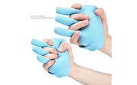 Soft Finger Grip Exerciser Gentle Resistance Finger Exerciser with Wrist Strap Flexible Hand Gripper Strengthener Ergonomic for Rehab