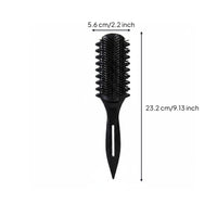 Easy to Clean Detachable 9-Row Brush Professional Grade Wave Defining Brush for Women, Salon