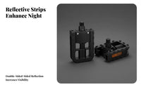 Foldable Bike Pedals Easy Installation Plastic Folding Pedals Lightweight
