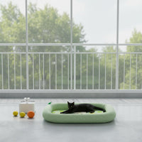 Cooling Pet Bed Cartoon Print Summer Dog Mat Non-Slip Bottom Breathable Cat Bed for Cats