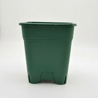Square Planter Box, Recycled Heavy Duty Outdoor Container with Feet, Smooth Floor Standing Indoor Planter