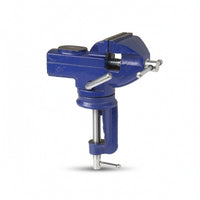 Mini Vise with Swivel Base Compact Tabletop Clamp Vise Adjustable for Workbench