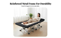 Adjustable Recliner Foldable Bed Foldable Design Adjustable Reclining Lounger Easy Setup Erportablenomic for Caregivers