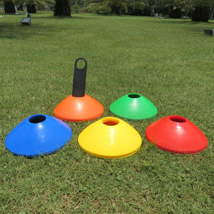 Thickened Round Soccer Training Cones for Agility and Obstacle Drills