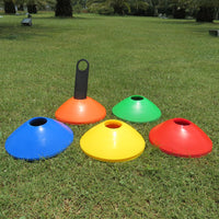 Thickened Round Soccer Training Cones for Agility and Obstacle Drills