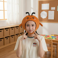 Photo Prop Ant Head Hat Flexible Antennae Cartoon Ant Headgear Cute Design Character Hat Soft Material for Children, Performers, Stage Performances, School Events, Parties