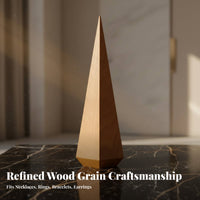 Wooden Jewelry Display Stand Solid Wood Jewelry Display Stand Elegant Design for Retailers, Retail Sellers, Boutique, Craft Fair, Roomy Wardrobe