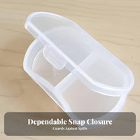 Multi-Compartment Case Portable Health Accessory closureed for voyage, Seniors