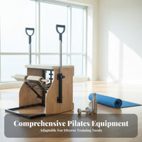 Maple Wood Construction Pilates Ladder Barrel Improves Posture Stretching Stretching Ladder Flexibility Training Wooden Pilates Arc Stable Frame for Beginners, People with Sedentary Lifestyles, Seniors, Gym