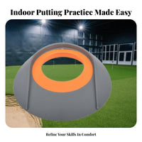 Putting Practice Hole Improves Accuracy Golf Putting Target Disc Lightweight Putting Disc Reducer for Beginners, Home, Office