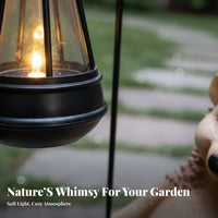 Hedgehog Solar Lamp Energy Saving Hedgehog Garden Lantern Solar Creature Statue Waterproof Creature Figurine Lamp for Yard