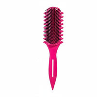 Easy to Clean Detachable 9-Row Brush Professional Grade Wave Defining Brush for Women, Salon