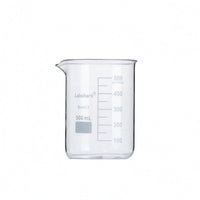 4 Pieces Clear Low-Form Beaker Wide Mouth Graduated Glass Beaker