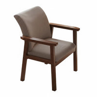 Thickly Padded Upholstered Armchair Sturdy Frame Dining Seat Ergonomic Support Household Furniture Breathable Upholstery Material for Homeowners, Office Workers, Interior Decorators, Study Room, Bedroom, Reading Nook