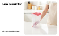 Heat Resistant 1.5L Plastic Cold Water Pitcher Easy to Clean Large Capacity Juice Pitcher with Lid Wide Mouth for Adults, Home, Dining Table