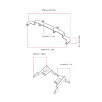 Motorcycle Spotlights Mounting Bracket Unified Look Auxiliary Light Bracket Heavy Duty Vehicle Accessory