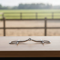 Long-Lasting Full Cheek Snaffle Bit Reliable Horse Bit with Cheek Guards Safe Tack Gentle for Equestrians