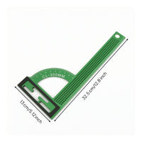 Woodworking Square Protractor Aluminum Alloy 90-Degree Angle Ruler with Protractor High Precision Carpentry Square