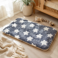 Thickened Pet Mat Dog Bed, Washable Polyester Dog Mat, Autumn/Winter Dog Bed for New Puppy, Heavy Duty Dog Bed