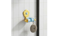 Easy to Install Shower Head Bracket Waterproof Adhesive Shower Head Holder Adjustable Angle Bathroom Fixture