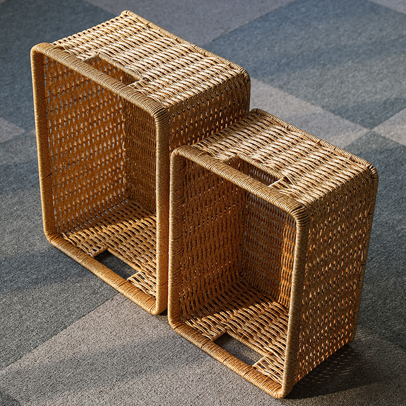 Nordic Style Woven Storage Basket for Bathroom, Closet, Living Room, Desk