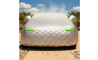 Thickened Quilted Car Cover Padded Full Car Cover Mirror Pockets Vehicle Accessory Enveloping