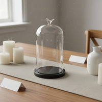 Preserved Flower Display Jar Great Gift Notion Glass Dome Display Stand Cloche Dome Jar DIY Easy to Use Desktop Debris Cover