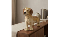 Realistic Hand-Painted Resin Figurine Detailed Molded Animal Sculpture Figurine Freestanding Decorative Animal Ornament Solid Base for Shelf