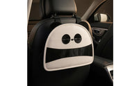 Fleece-Like Panda Car Seat Organizer Adjustable Straps Headrest Hanging Organizer