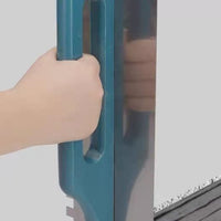 Serrated Plastering Trowel Stainless Steel Blade Square Tooth Trowel Tile Applicator Rustproof Masonry Tool for Tiling