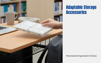 Minimalist PP Transparent A5 Loose-Leaf Notebook, Portable Student Organizer Cover with Card Holder