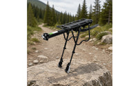 Sturdy Bike Cargo Rack Streamlined Rear Cargo Rack Large Bike Luggage Carrier Lightweight for Commuters, Cyclists, Commuting