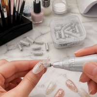 Mini Nail Sanding Bands and Mandrel Set for Manicure and Pedicure