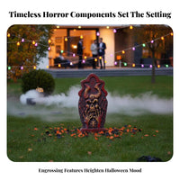 Foam Tombstone Realistic Design Halloween Tombstone Weather-Resistant for Lawn