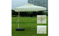 Cantilever Offset Patio Umbrella Square Cantilever Patio Umbrella Layered Vented Top for Poolside, Garden