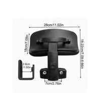 Adjustable Headrest with Clamp Ergonomic Chair Headrest Attachment Neck Support Attachment No-Drill Head Support Cushion Mesh