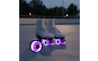 Illuminated-up Four-Wheel Glide Wheel Wear-Resistant PU Illuminated Up Four-Wheel Glide Wheels Shock Absorbing Effortless Slide
