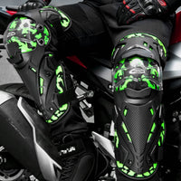 2 Pieces Motorcycle Knee Pads Impact Resistant Leg Protector Hard Riding Protection for Men, Women