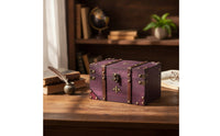 Wooden Storage Box with Hinged Lid Vintage Wooden Jewelry Box Retro Container for Collectors, Vanity