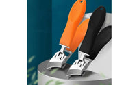Anti-Splash Ingrown Toenail Tool Stainless Steel Wide Jaw Nail Clipper Labor-Saving for Seniors